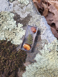 Mushroom and fern pendant